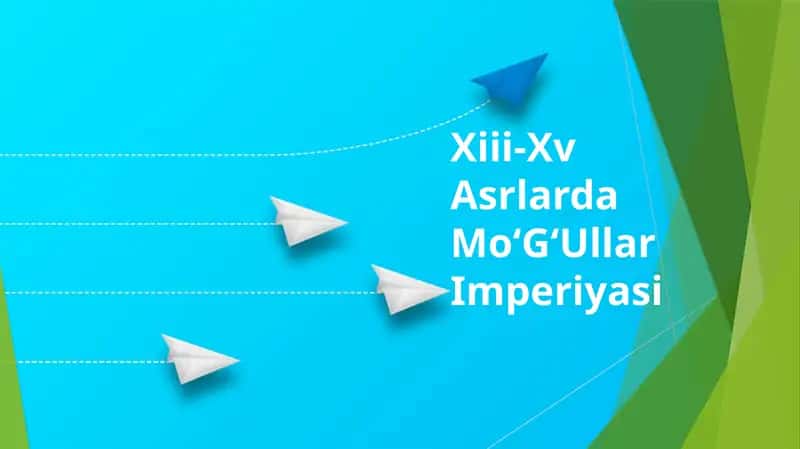 XIII-XV Asrlarda Moʻgʻullar Imperiyasi 1