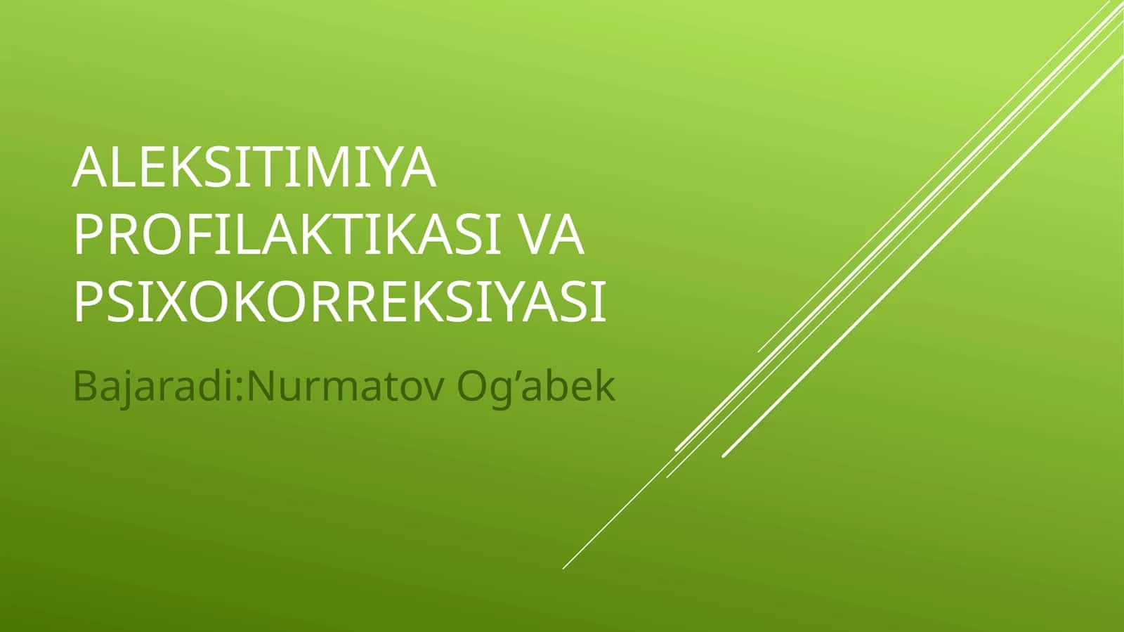 Psixologiya prezintatsiya 1