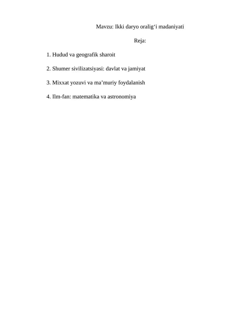 Ikki daryo oraligʻi madaniyati 1