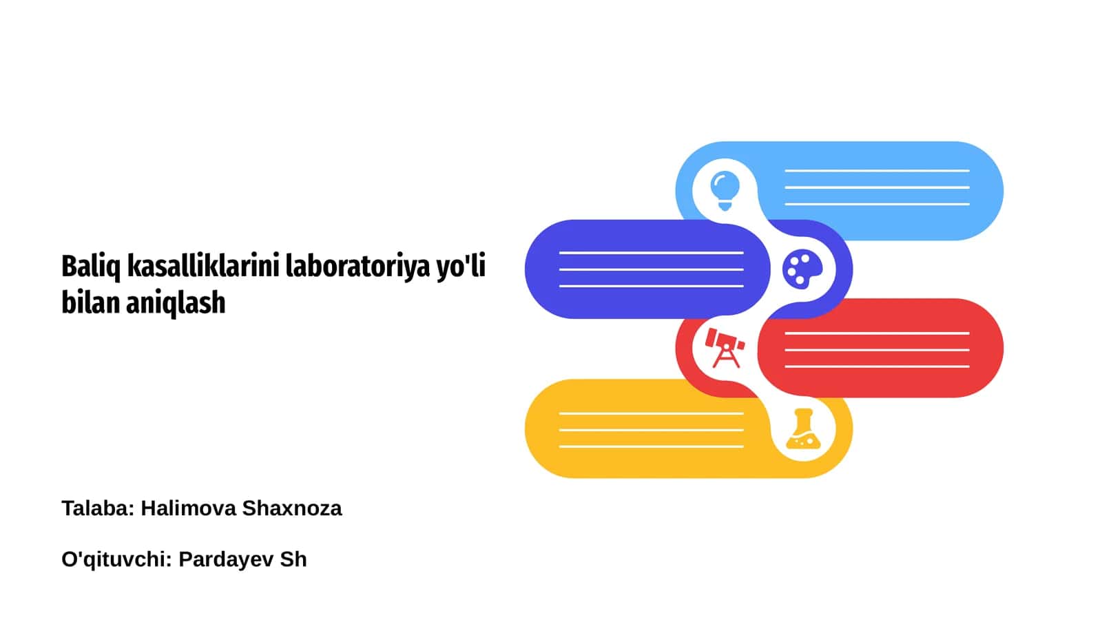 Baliq kasalliklarini laboratoriya yo'li bilan aniqlash 1
