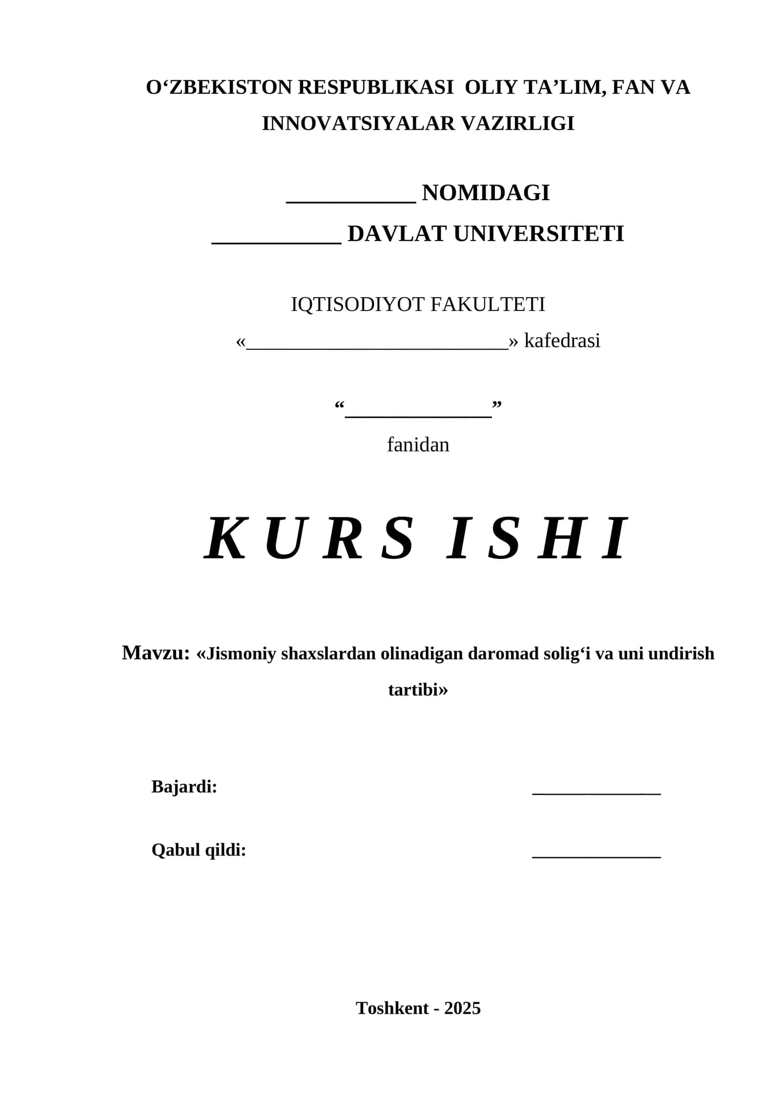 Jismoniy shaxslardan olinadigan daromad solig‘i va uni undirish tartibi 1