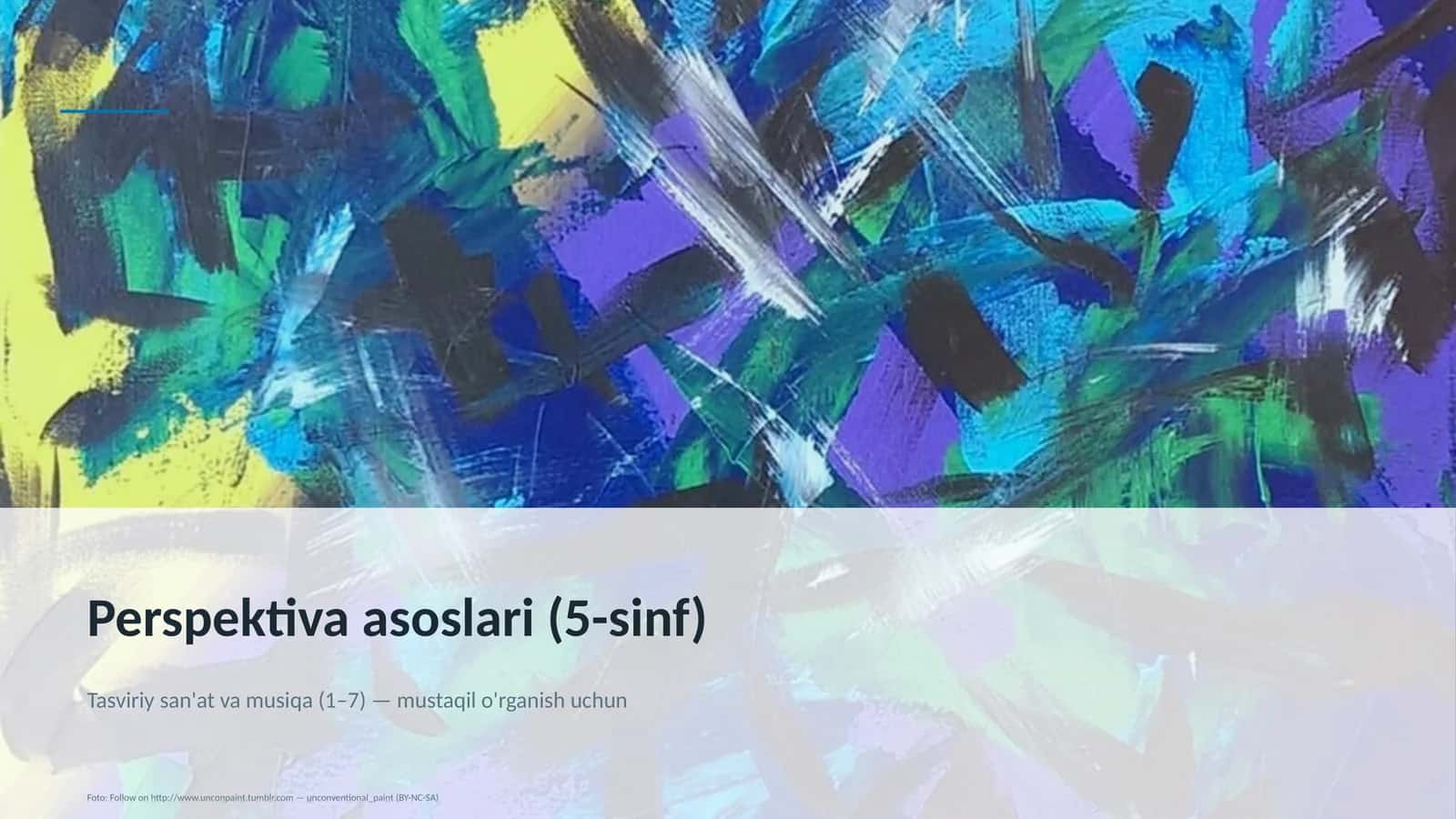 Perspektiva asoslari (5-sinf) 1