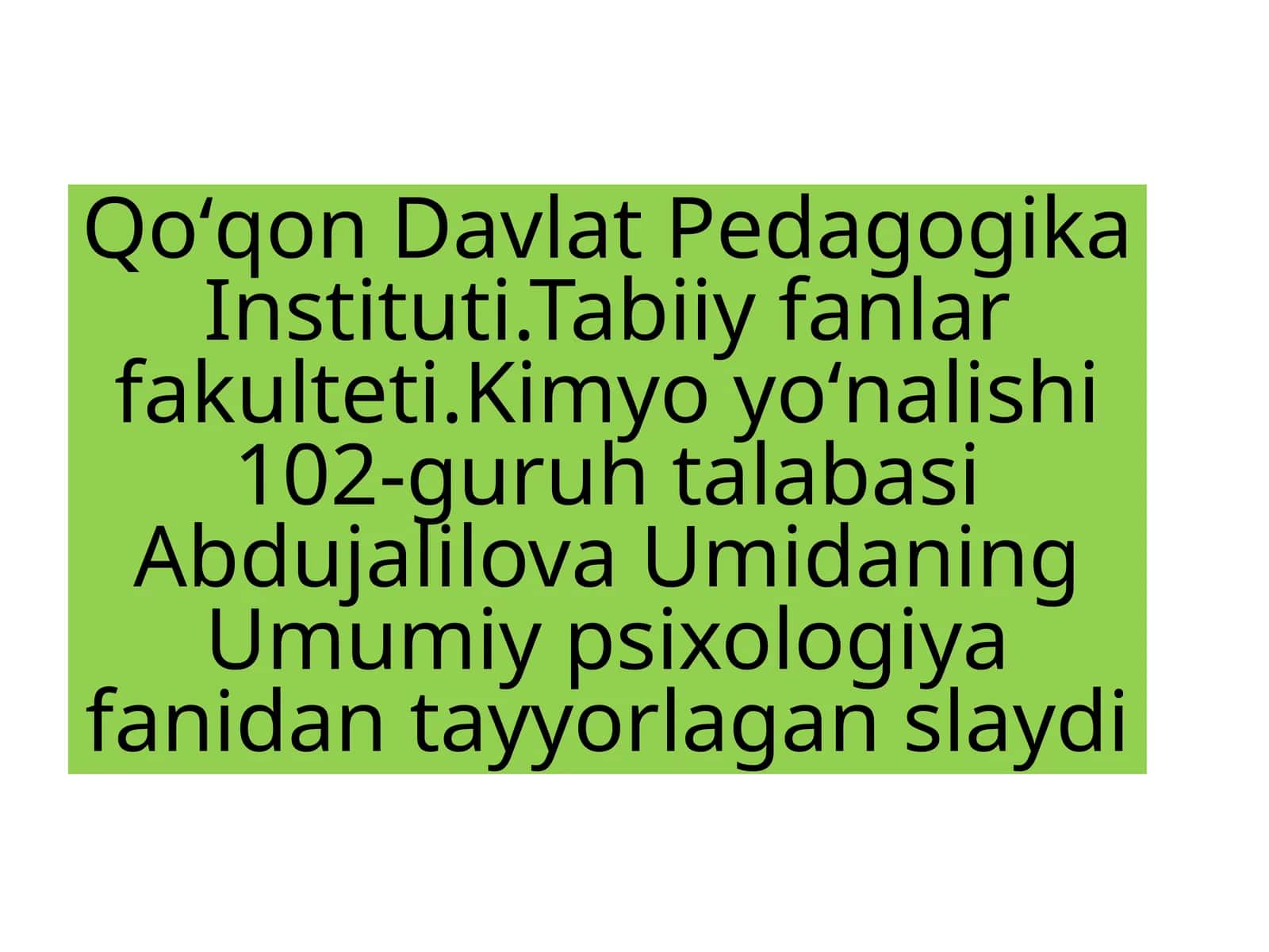 Slayd: Xotiraturlari va jazalary 1
