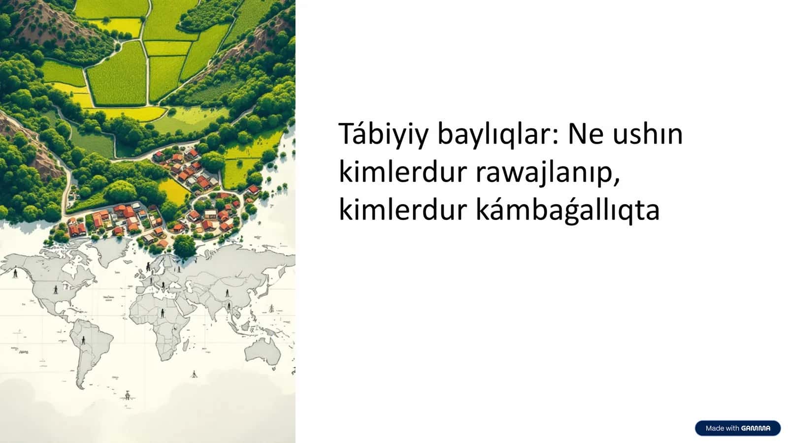 Tábiyiybaylıqlar: Neushınkimlerdurrawajlanıp,kimlerdurkámbaǵallıqta 1