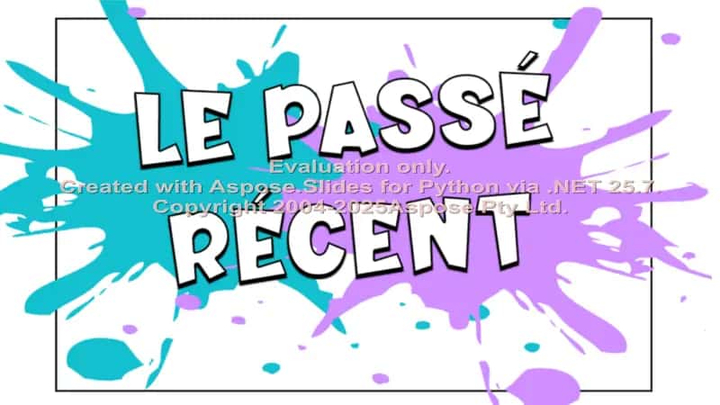 Le Passe recent 1