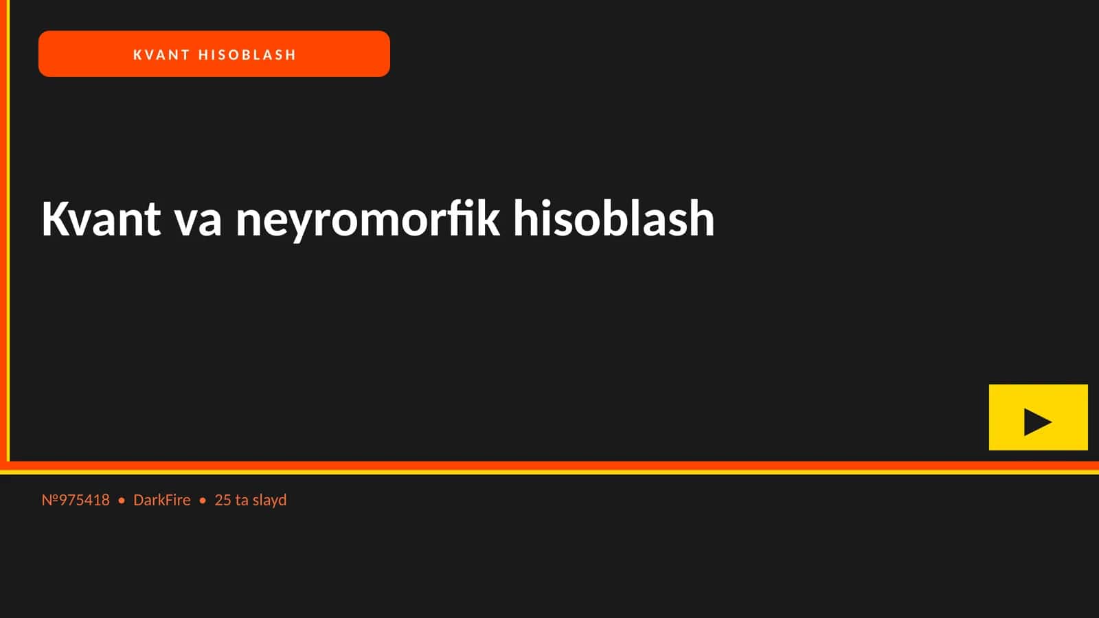 KVANT HISOBLASH 1