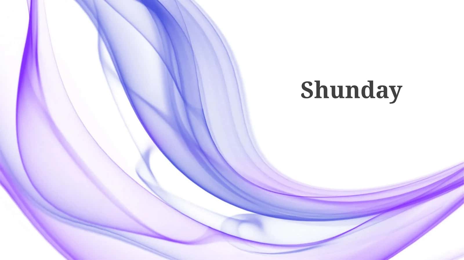 So What, Shunday 1