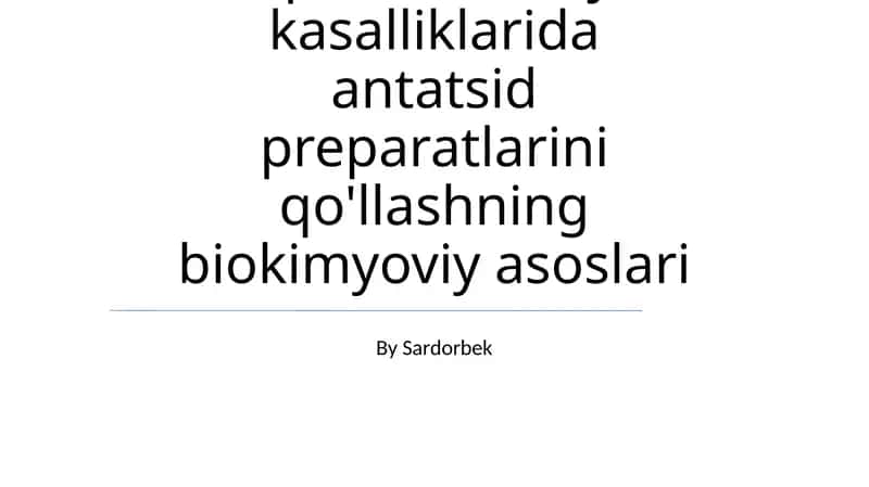 Antasid preparatlari 1