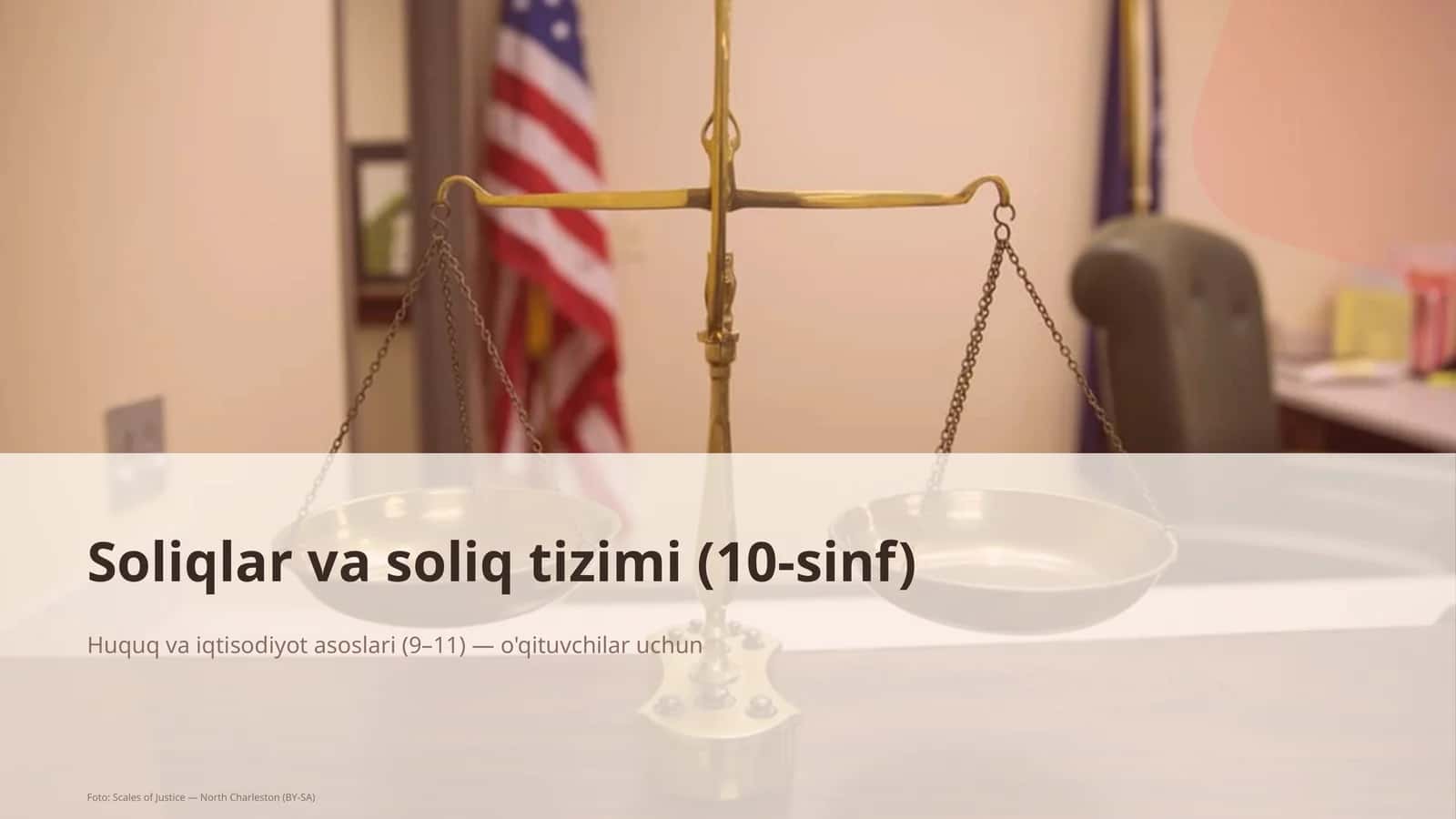 Soliqlar va soliq tizimi (10-sinf) 1