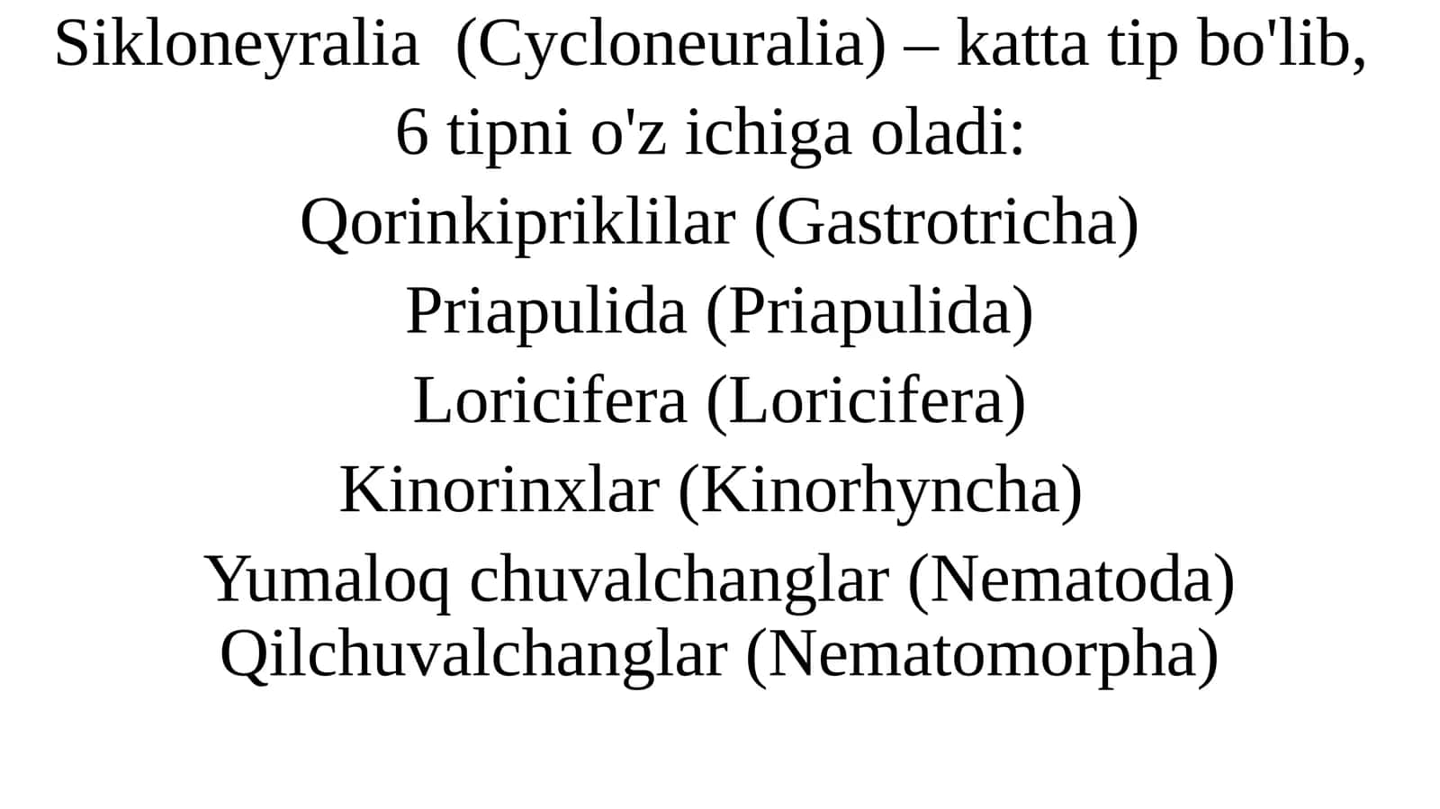 Qorin kiprikli chuvalchanglar (Gastrotricha) 1