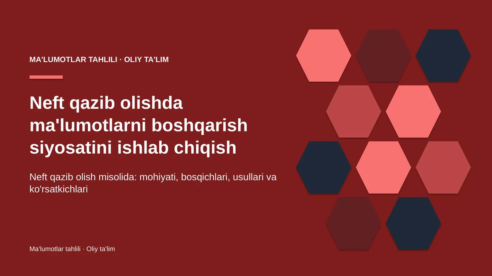 neft qazib olishda ma'lumotlarni boshqarish siyosatini ishlab chiqish 1560 1