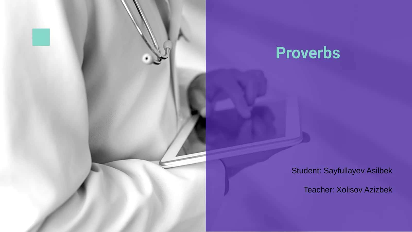Proverbs 1