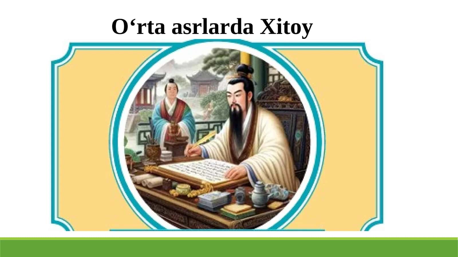 O‘rtaasrlarda Xitoy 1