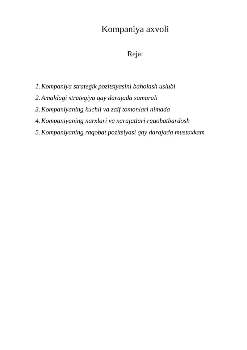 SWOT-tahlil 1