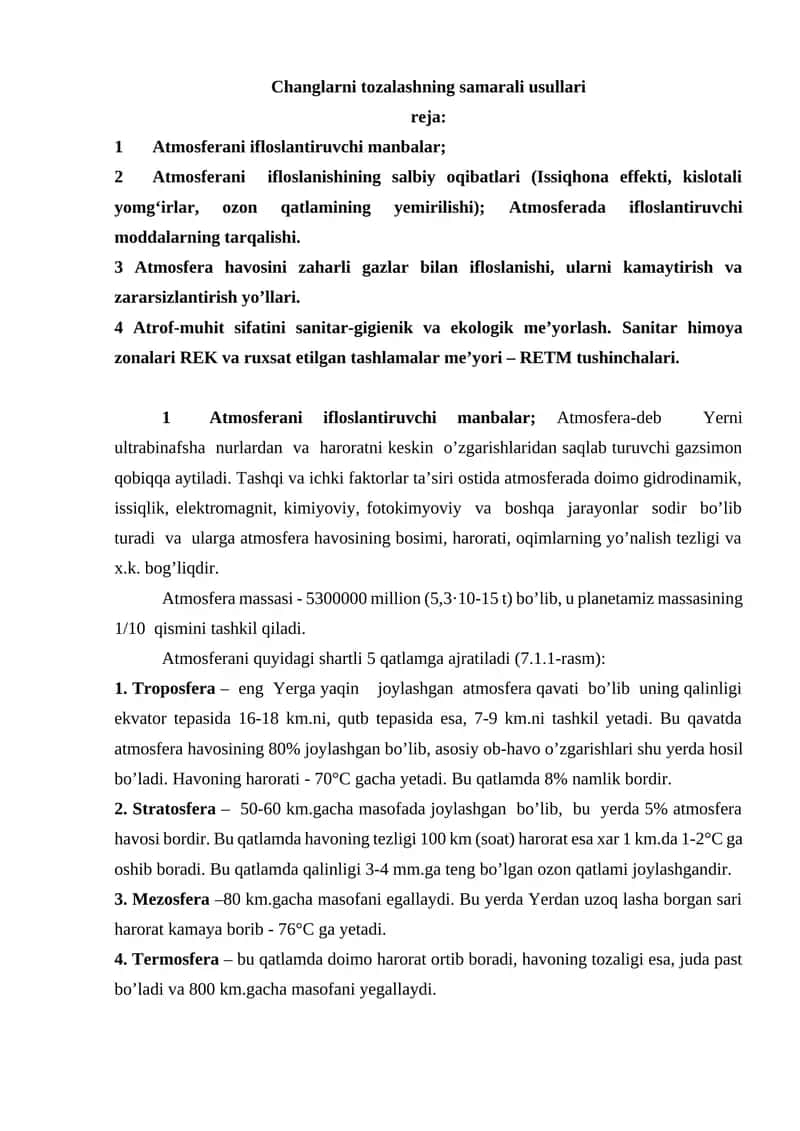 Changlarni tozalashning samarali usullari 1