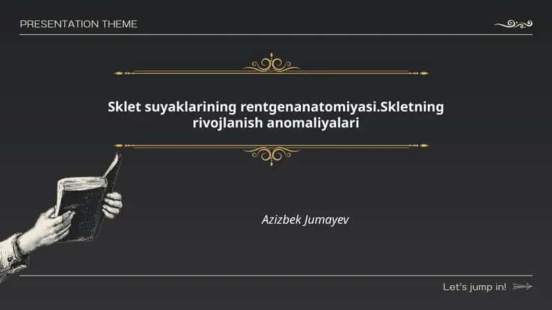 Sklet suyaklarining rentgenanatomiyasi 1