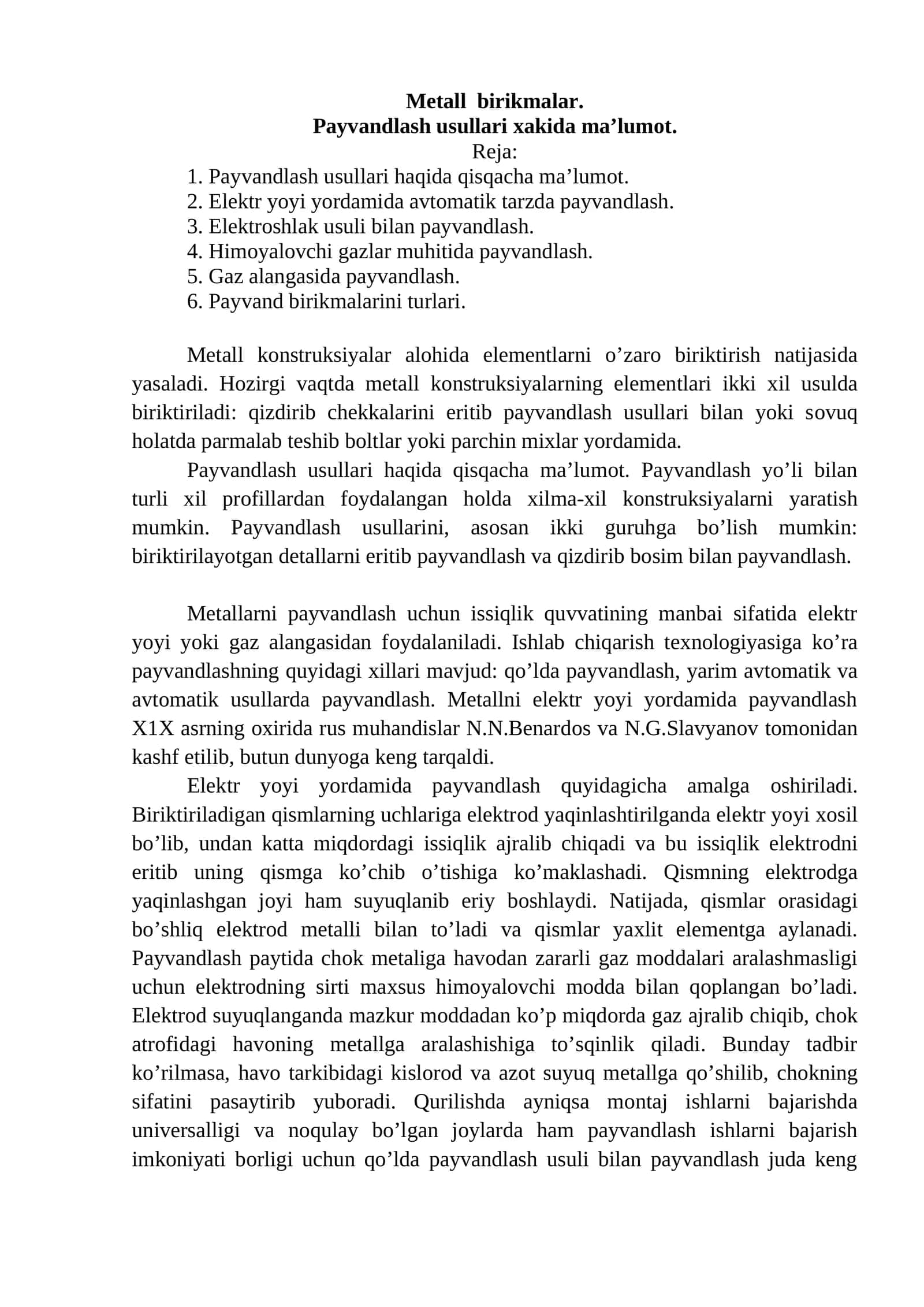 Metall birikmalar 1