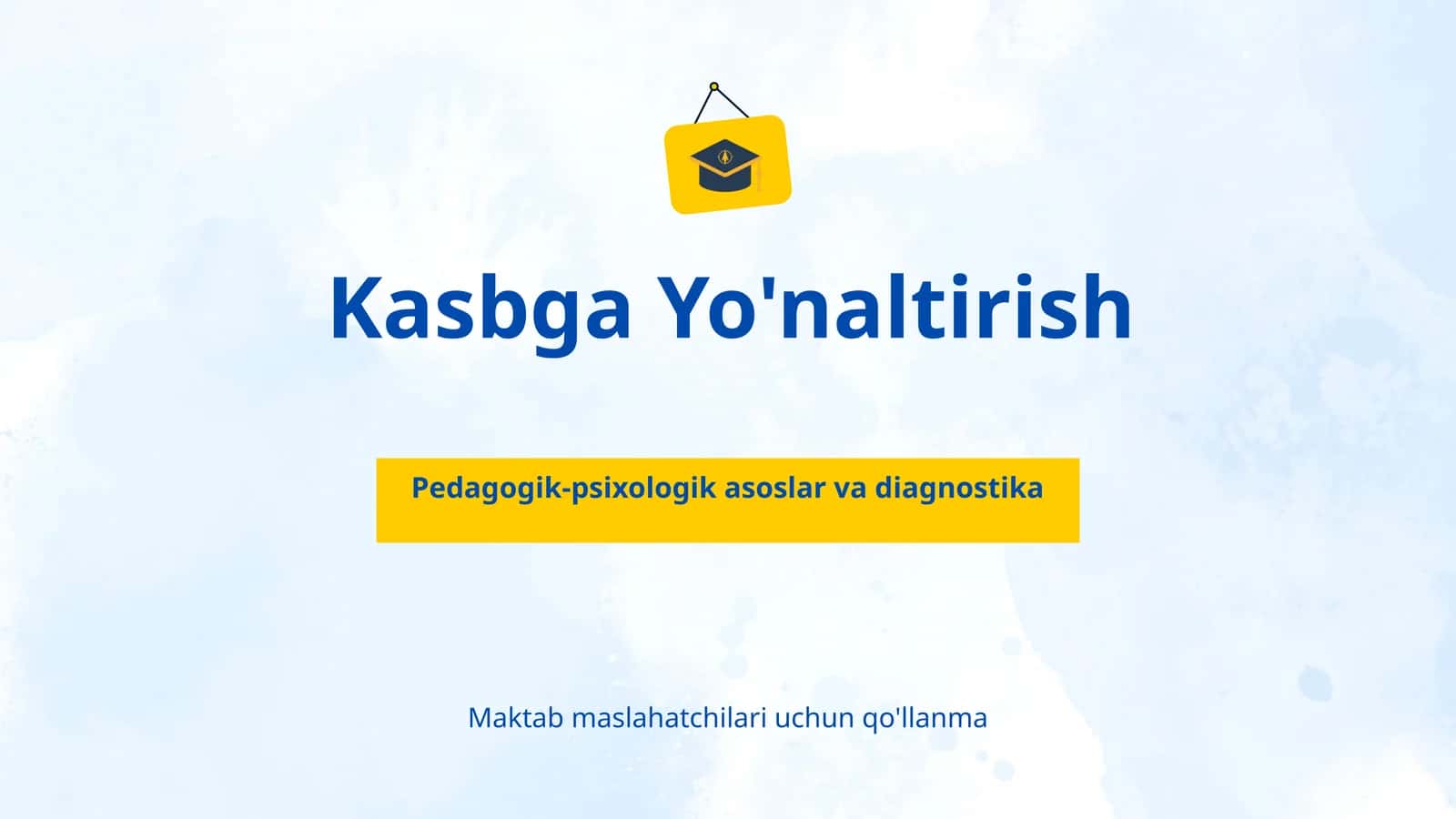 Kasbga Yo'naltirish 1