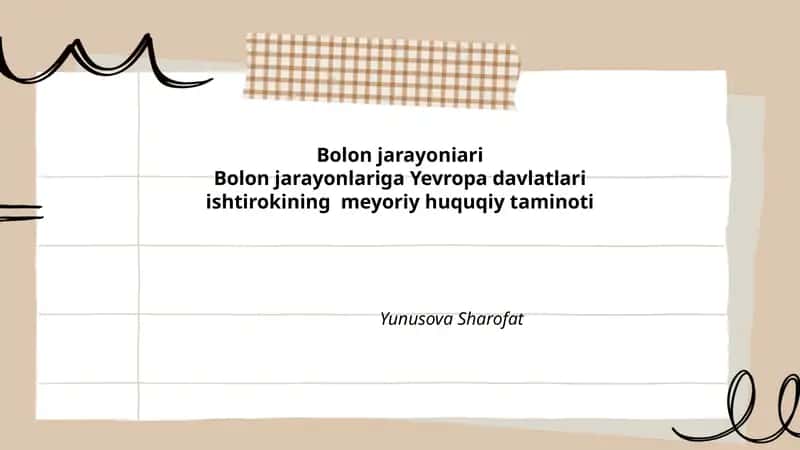Bolon jarayoniari 1