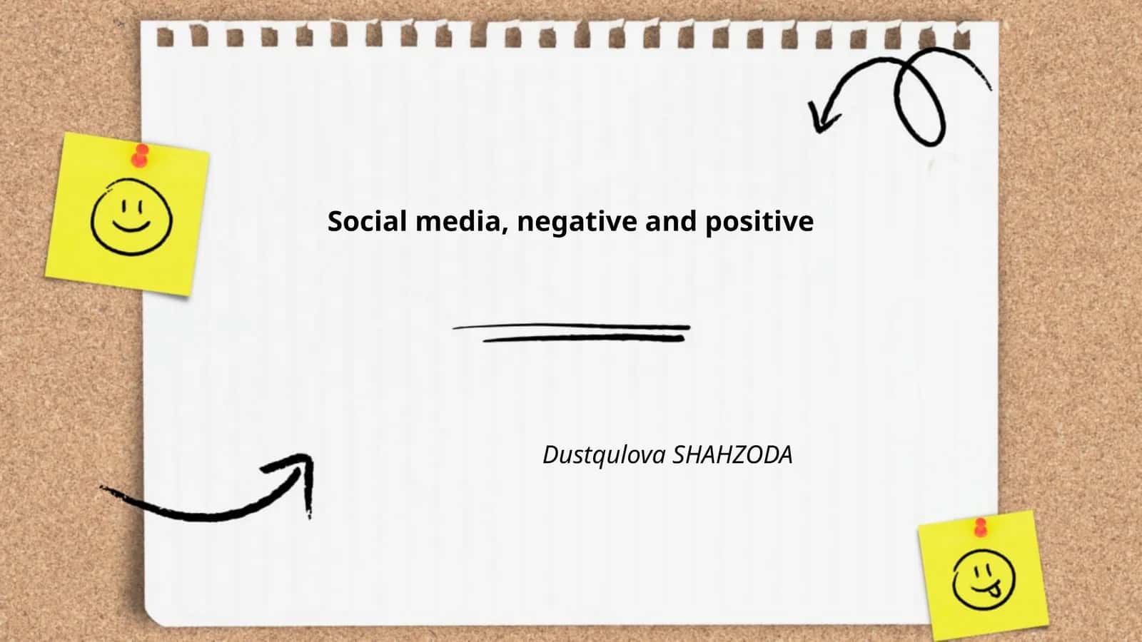 Social Media's Impact on Mental Health 1