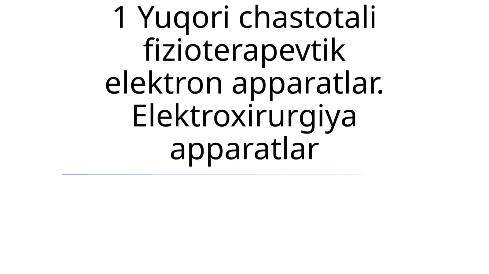 Elektroxirurgiya apparatlari 1