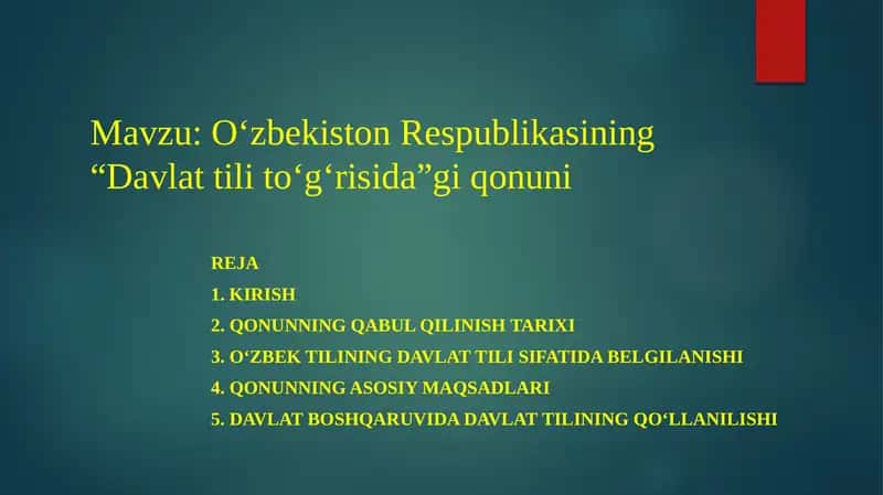 Davlat tili to‘g‘risida qonun 1