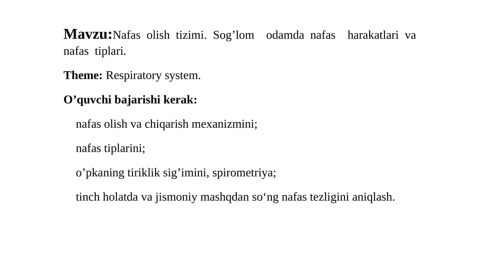 Nafas harakatlari 1