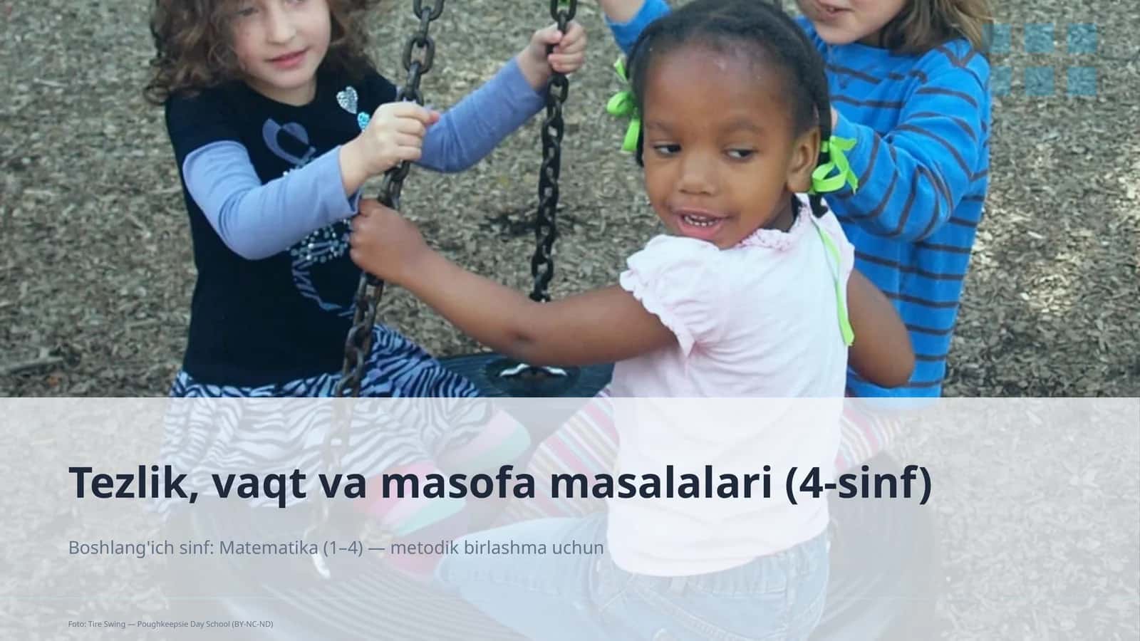 Tezlik, vaqt va masofa masalalari (4-sinf) 1