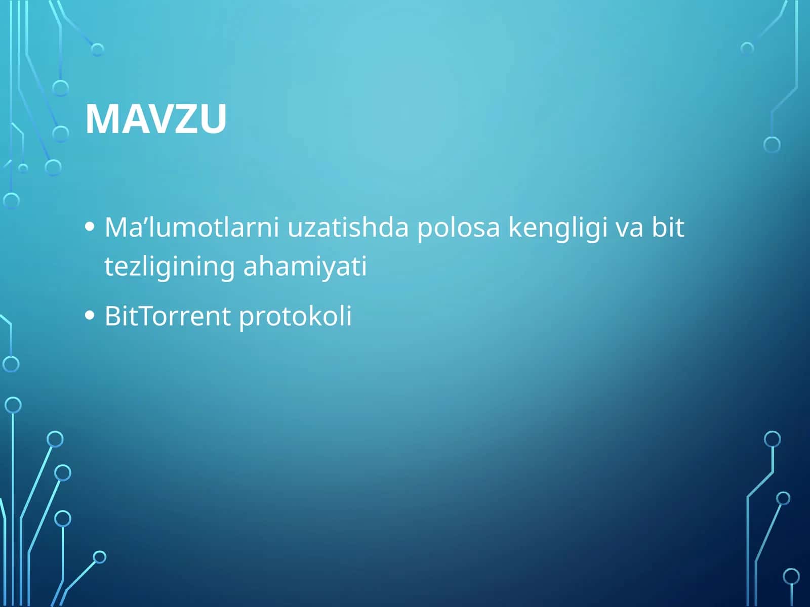 BitTorrent protokoli 1