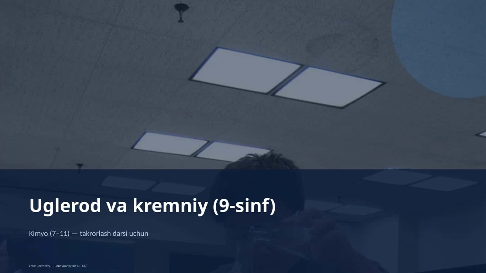 Uglerod va kremniy (9-sinf) 1