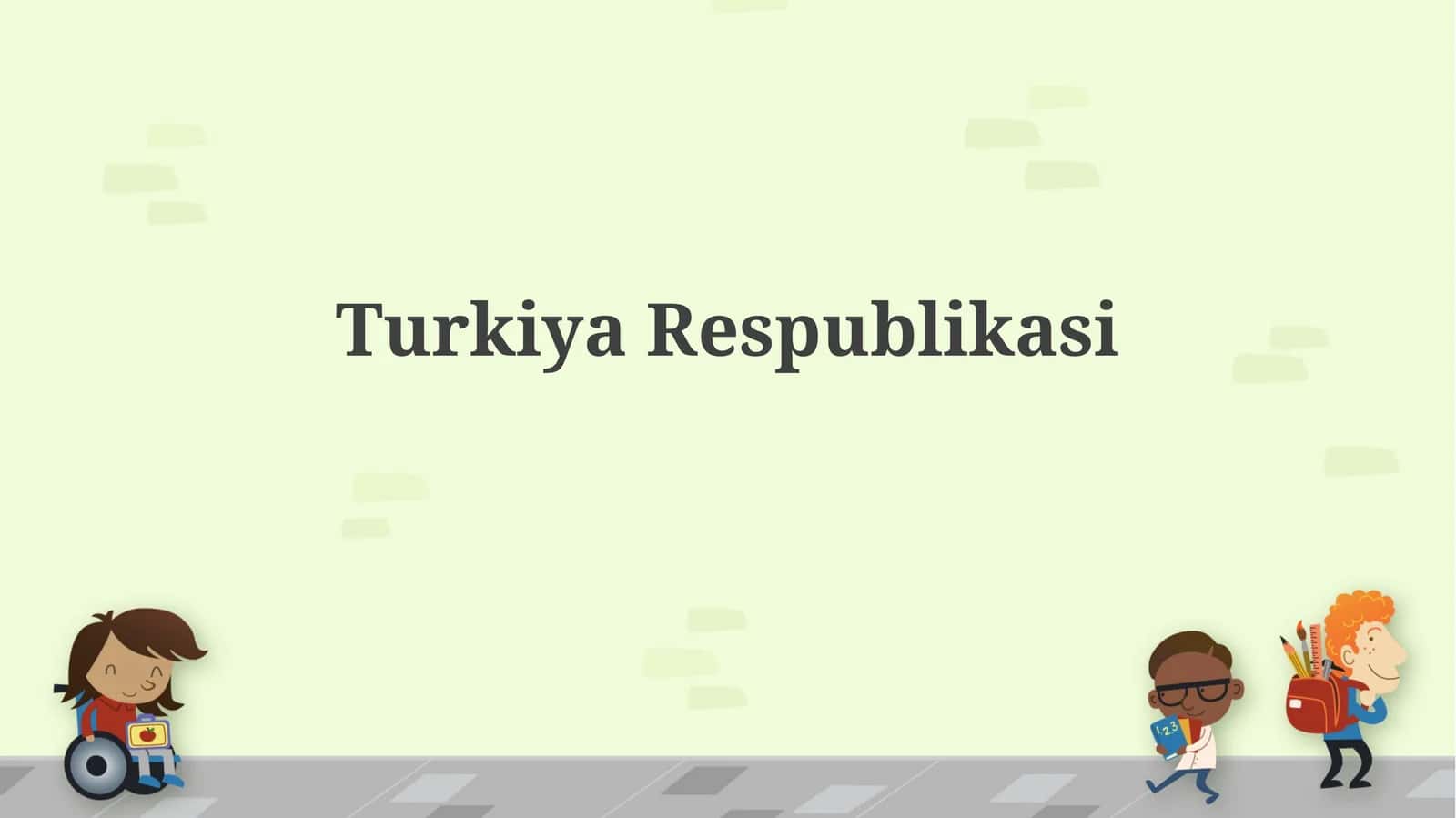 Turkiyа Respublikasining tarixi 1