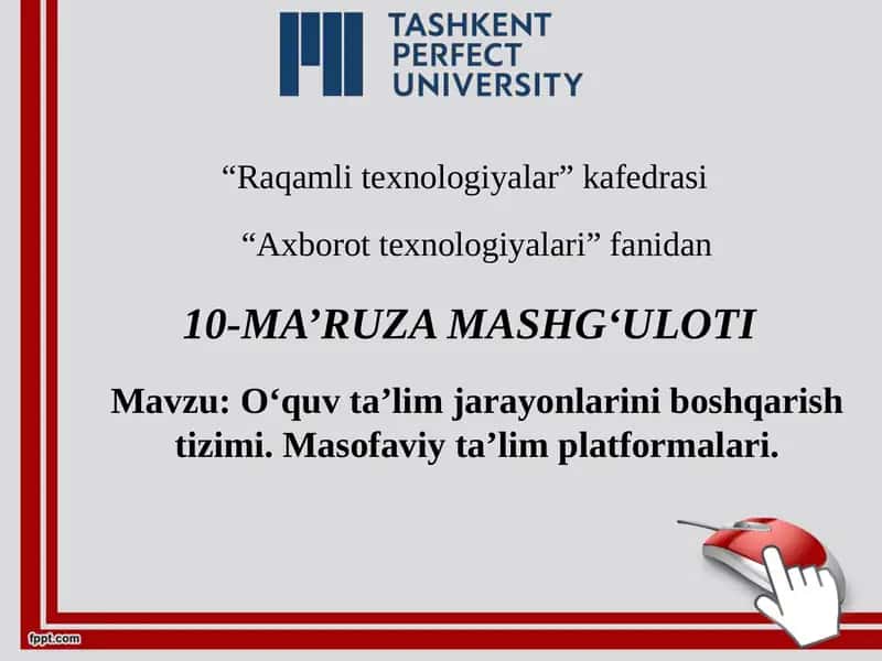 O‘quv ta’lim jarayonlarini boshqarish tizimi 1