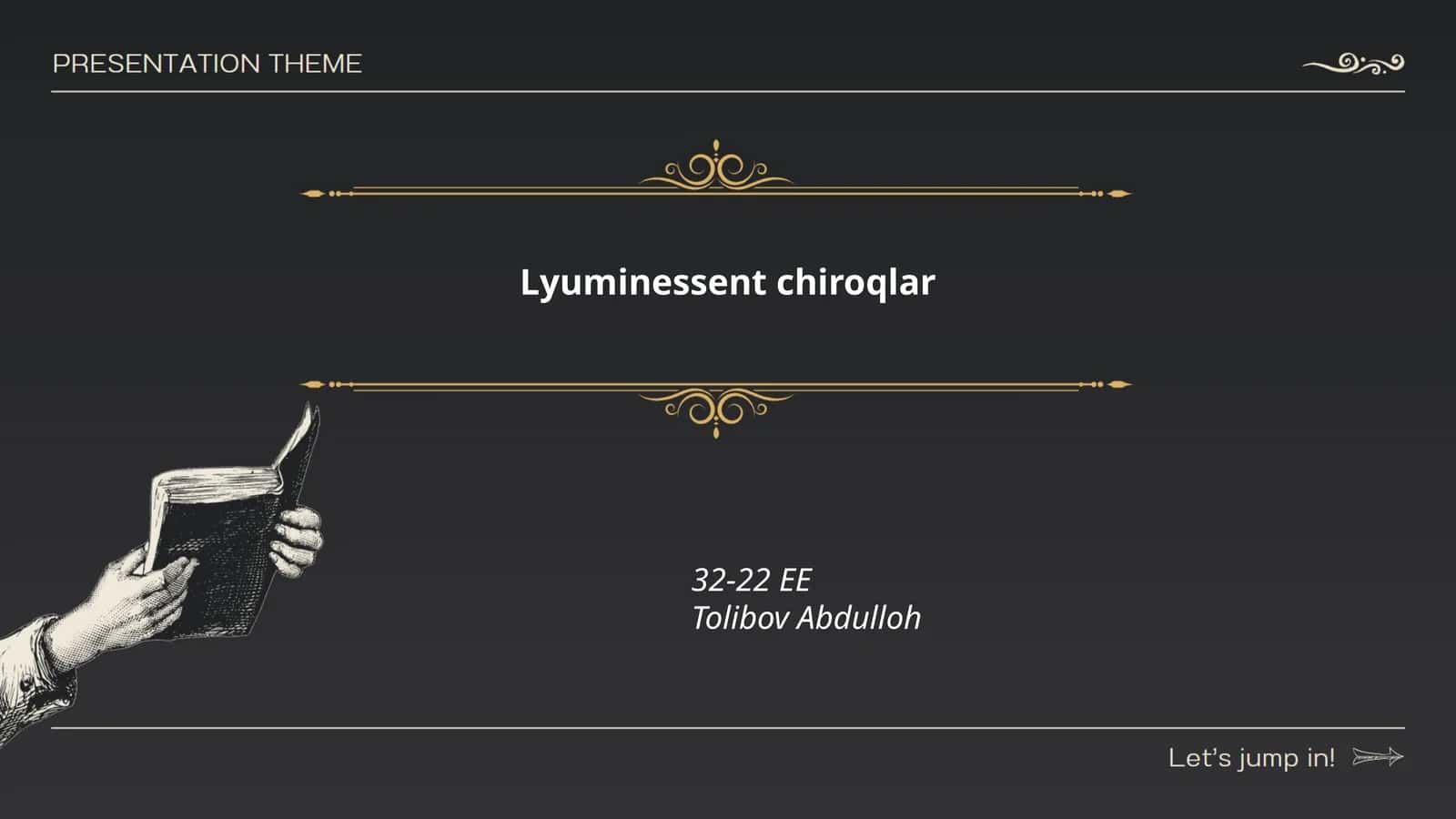 Lyuminessent chiroqlar 1
