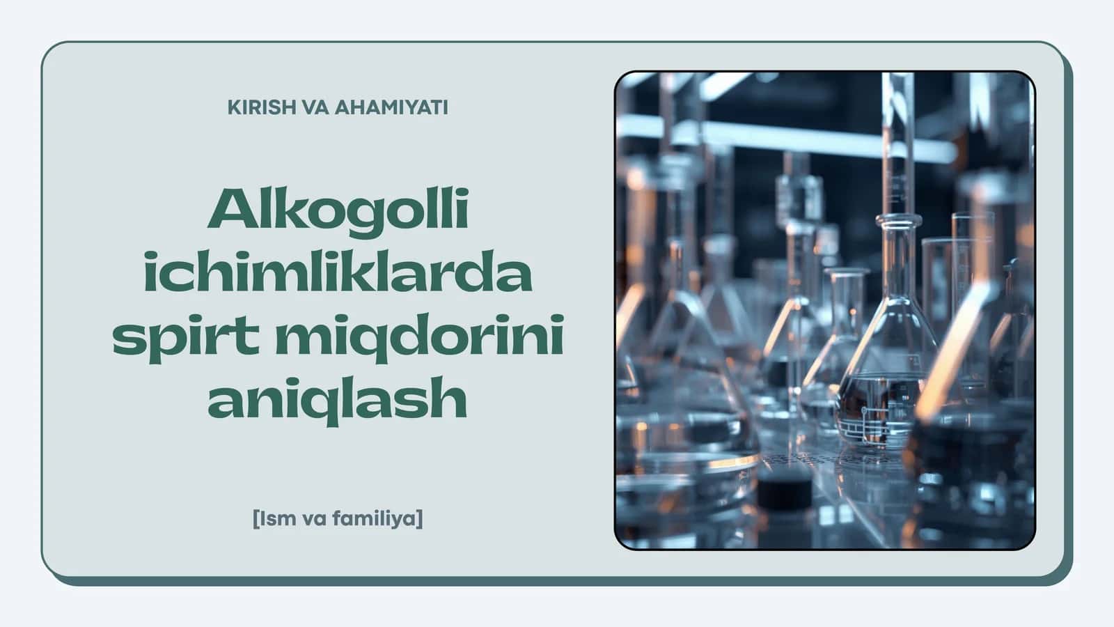 alkogolli ichimliklarda spirt miqdorini aniqlash 1