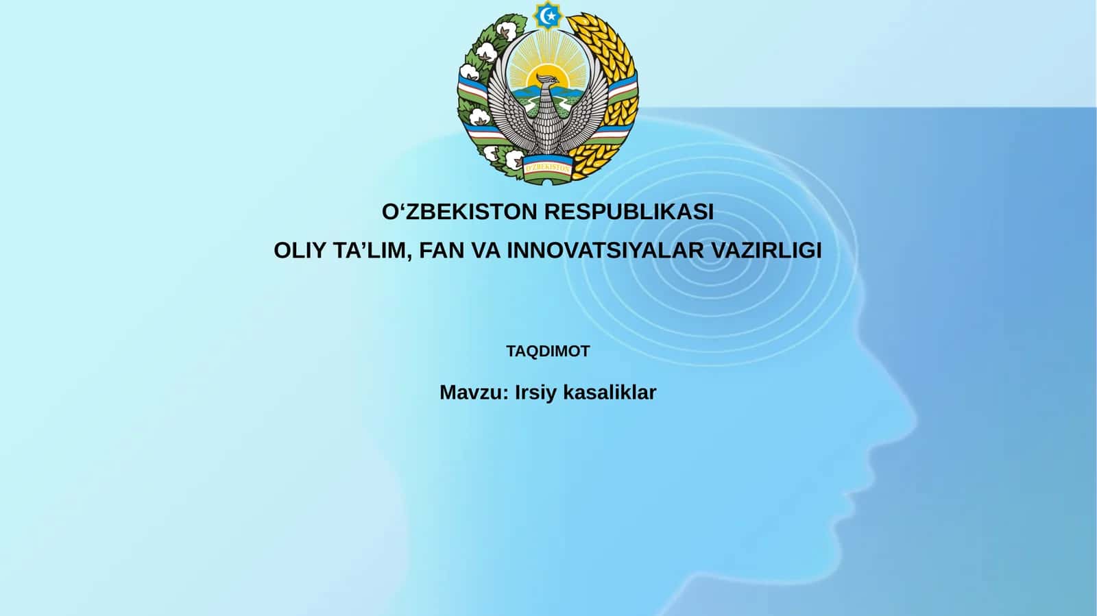 Nasliy kasalliklar 1