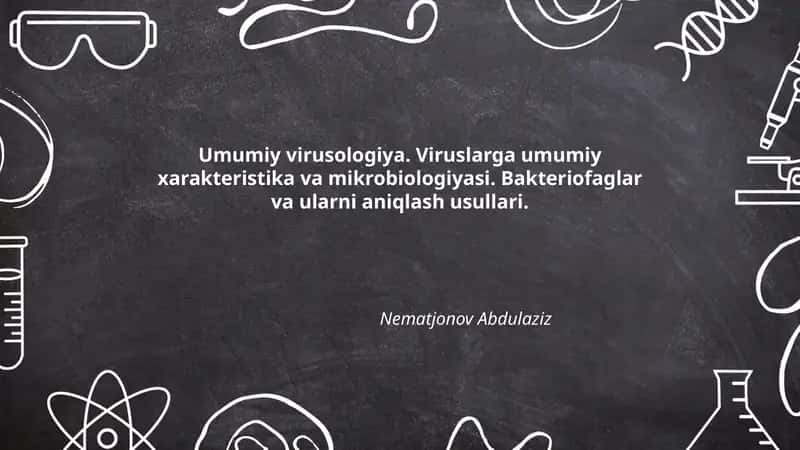 Umumiy virusologiya 1