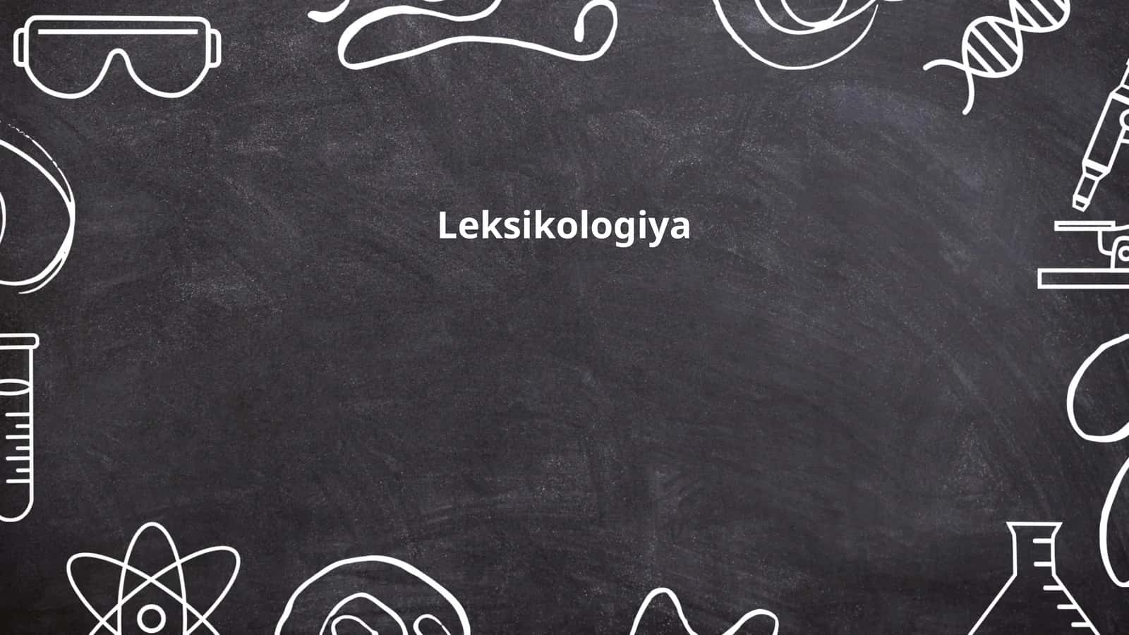 Leksikologiya 1