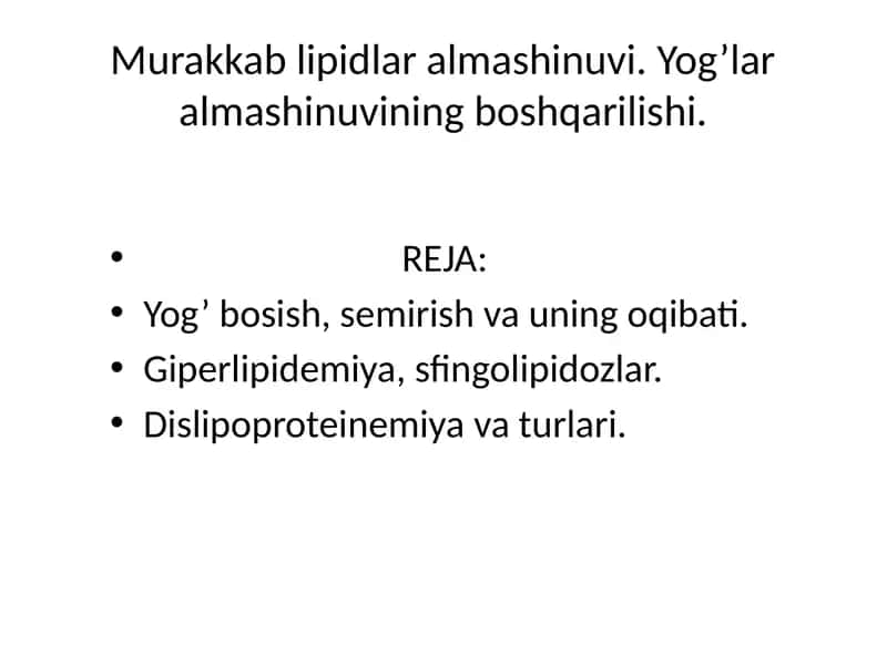 murakkab lipidlar almashinuvi 1