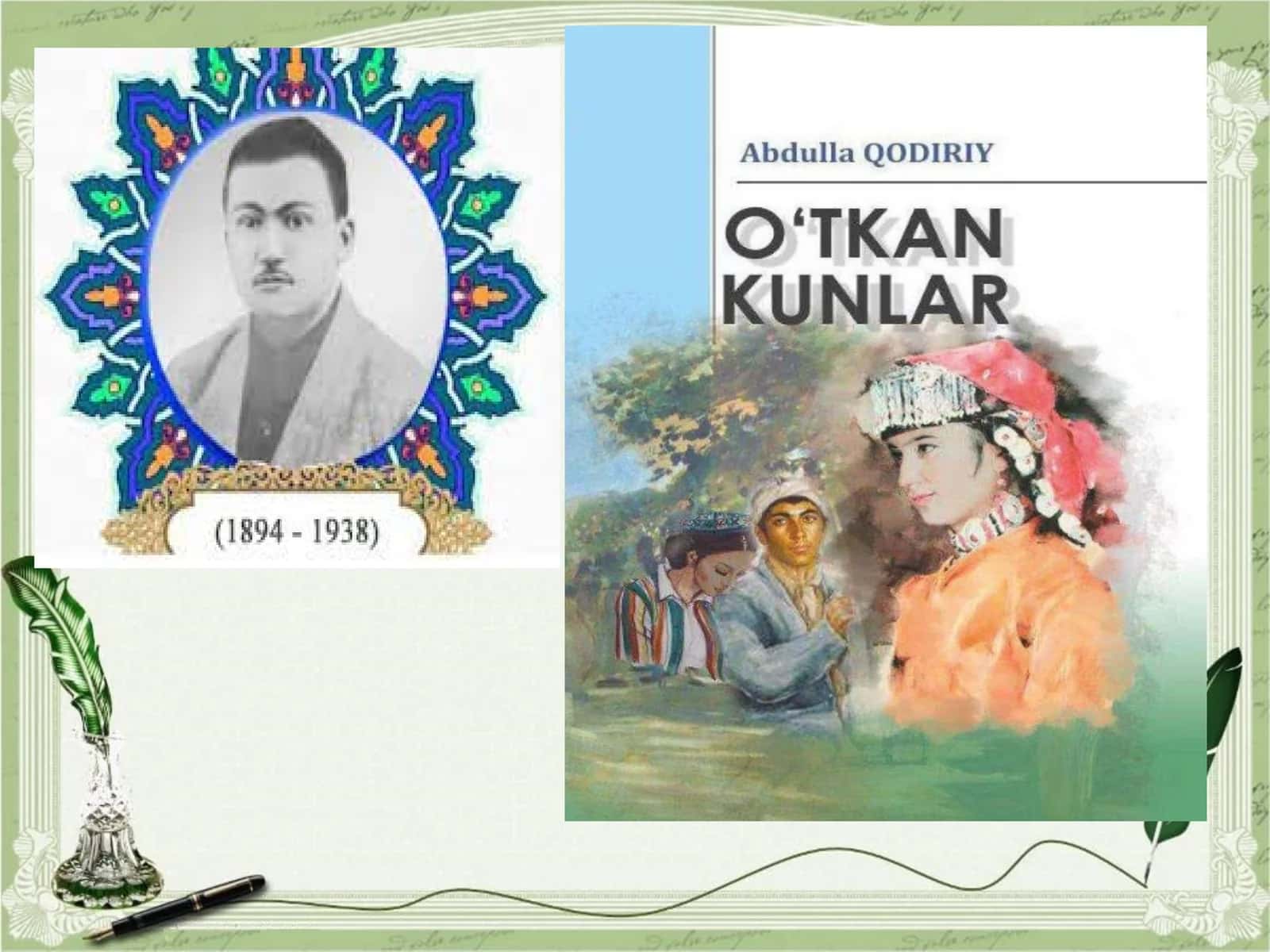 O'tkan kunlar Abdulla Qodiriy 1