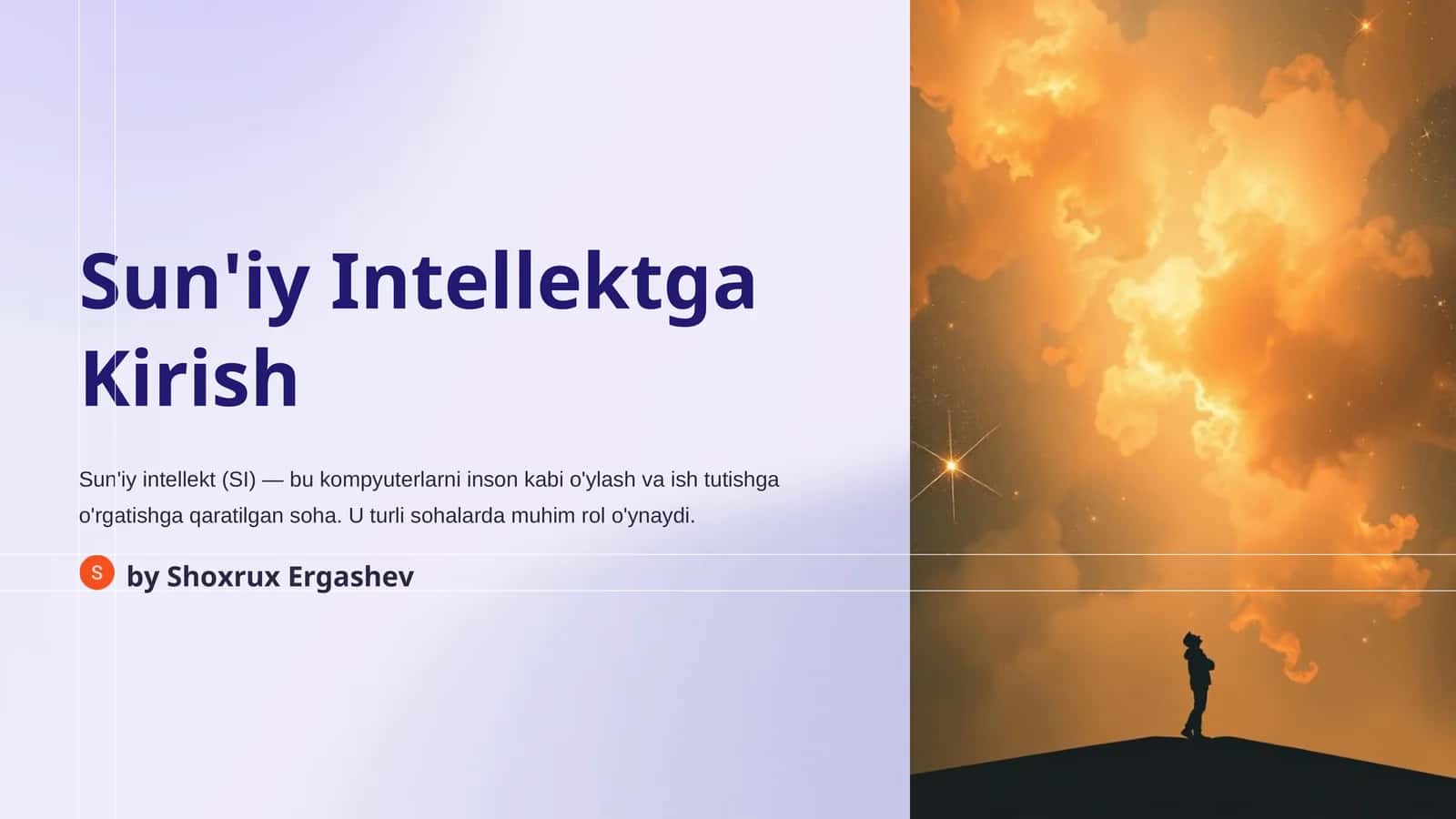 Sun'iy Intellektga Kirish 1