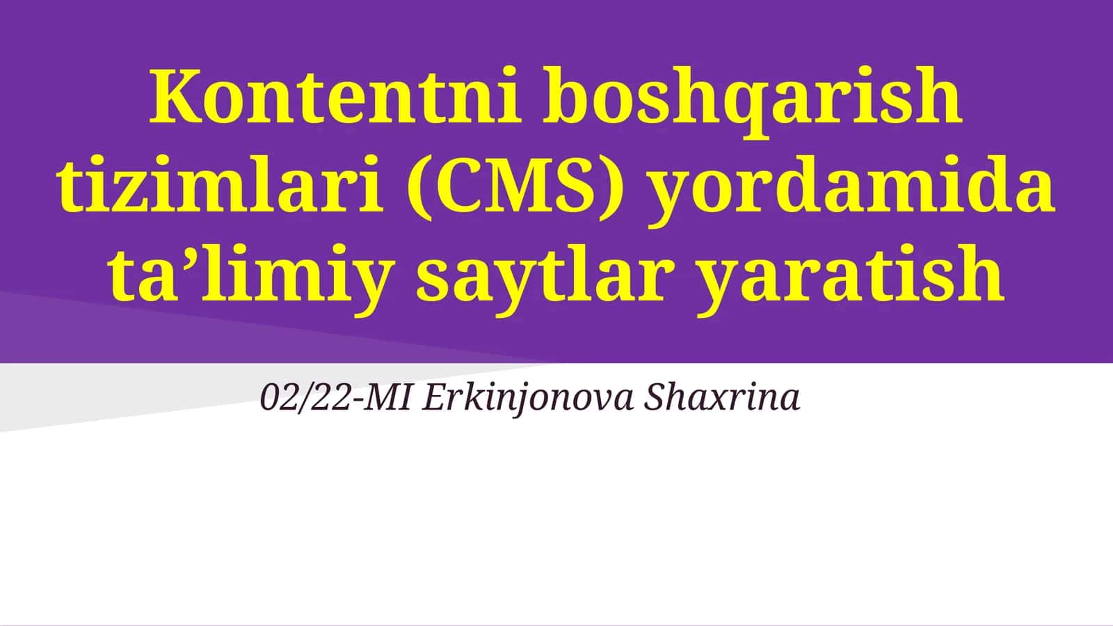 Taqdimot 1