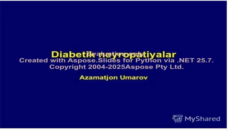 Diabetik neyropatiya 1