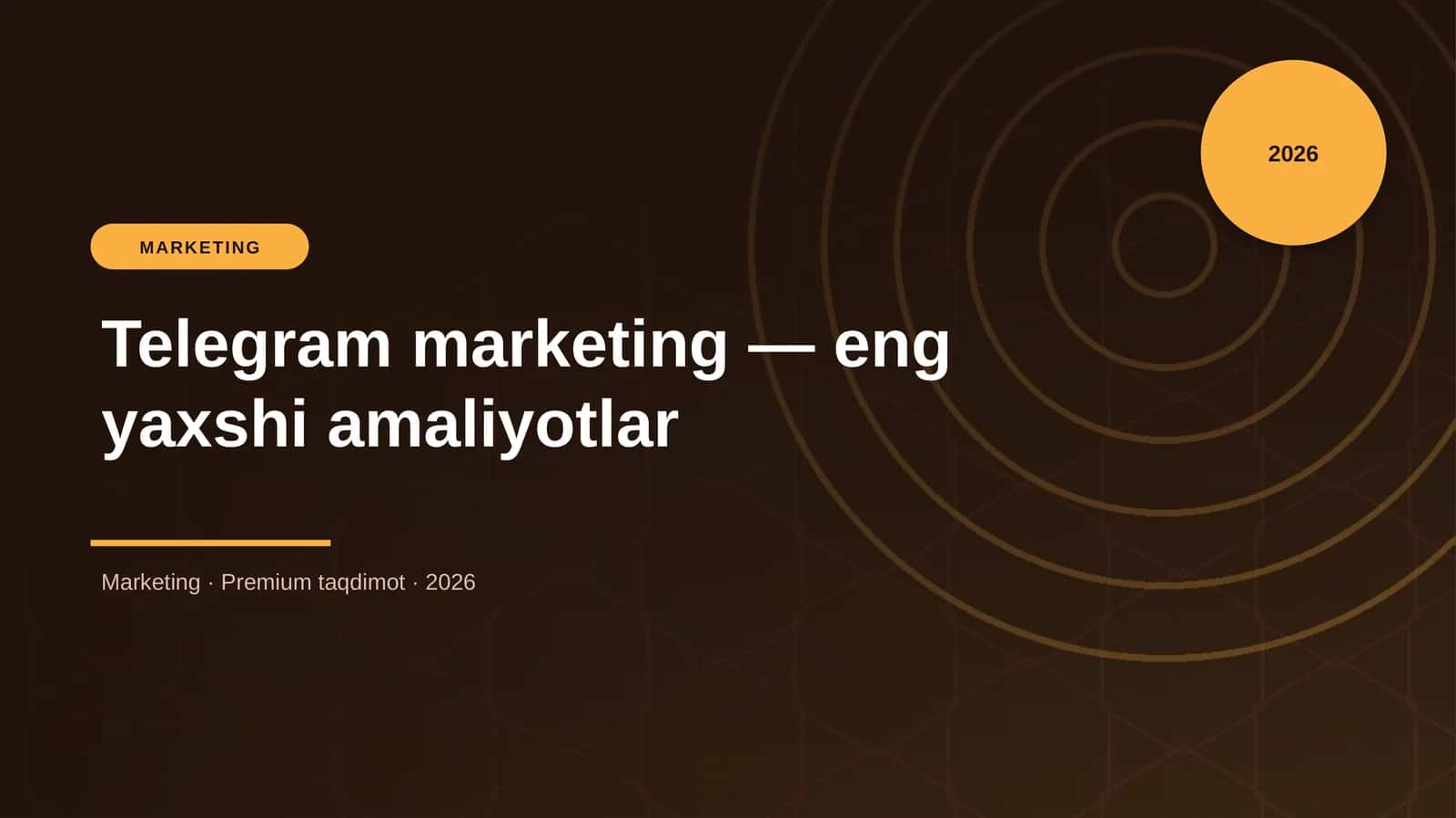 Telegram marketing — eng yaxshi amaliyotlar 1