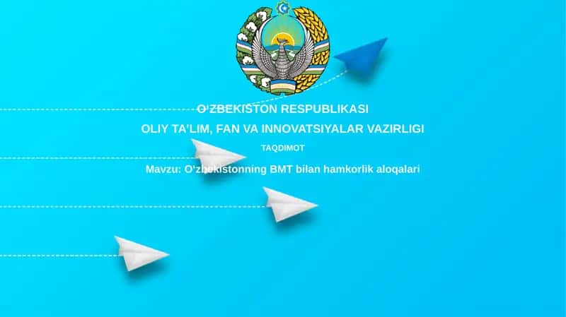 O'zbekiston va BMT: Hamkorlikning Asosiy Yo'nalishlari 1