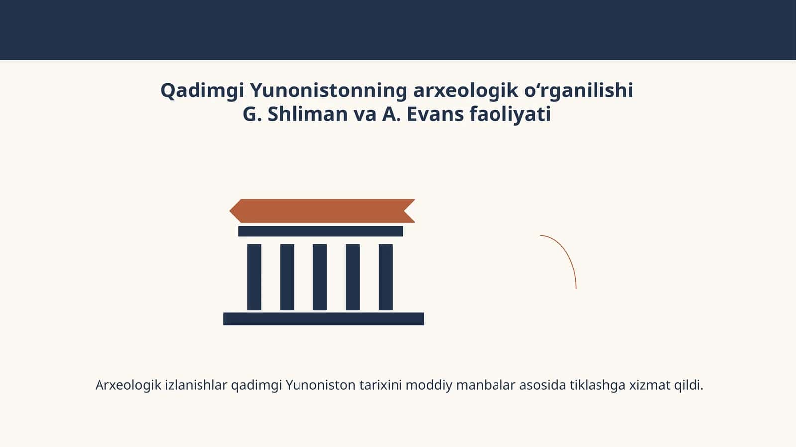 Qadimgi Yunonistonning arxeologik o‘rganilishi 1