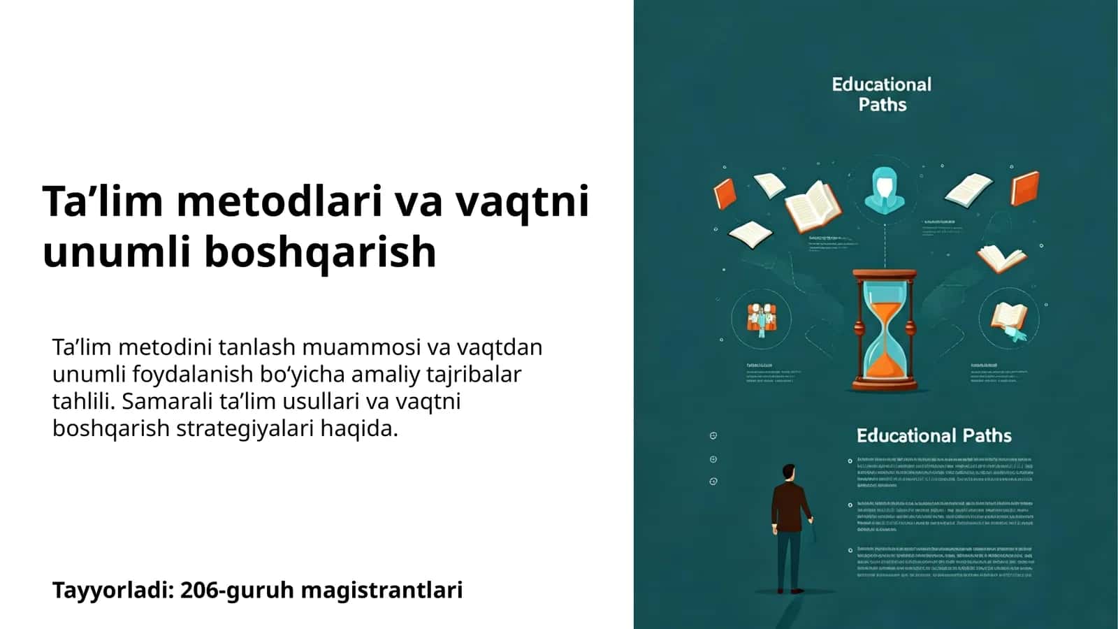 Taʼlim metodlari va vaqtni unumli boshqarish 1