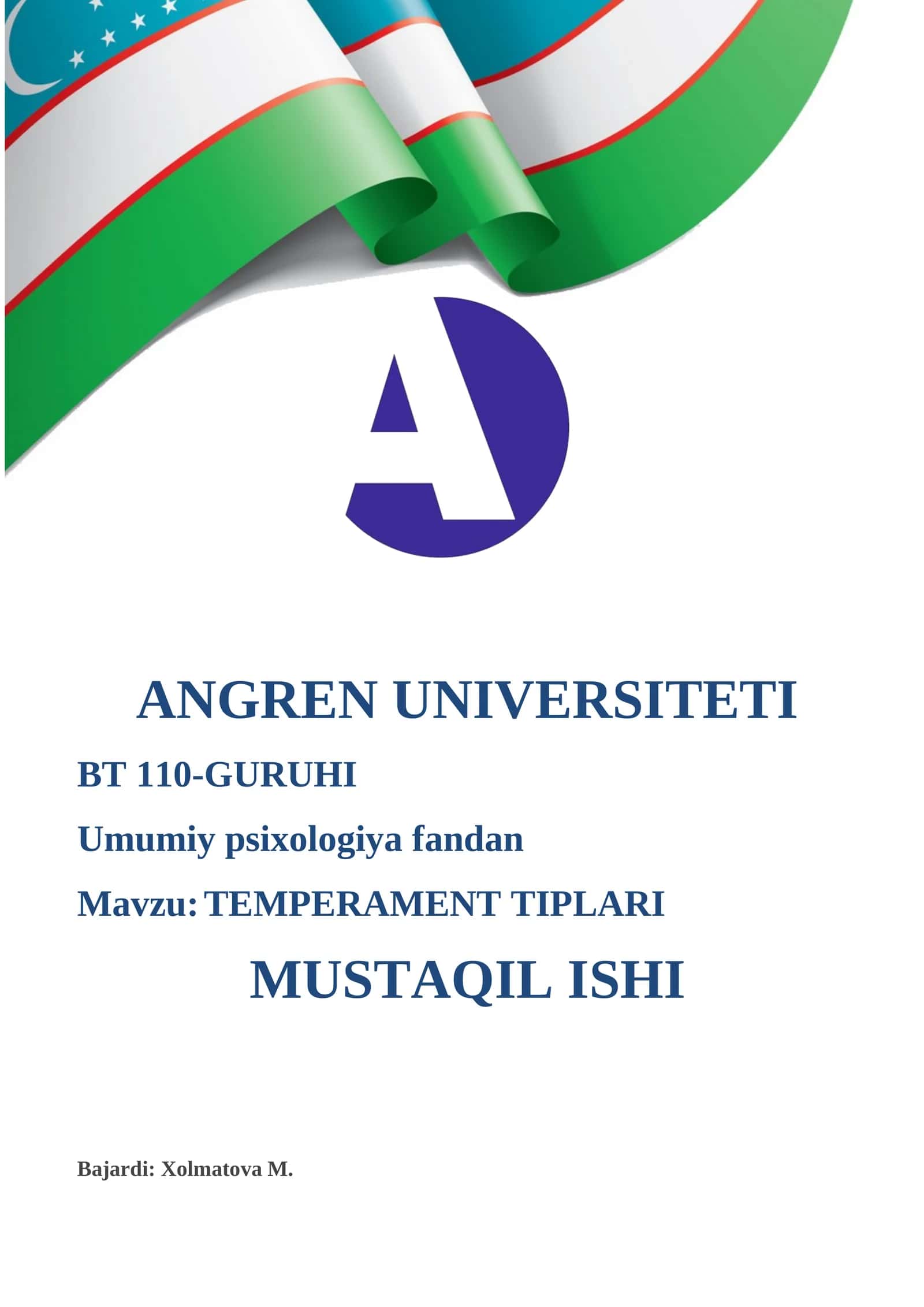 TEMPERAMENT TIPLARI 1