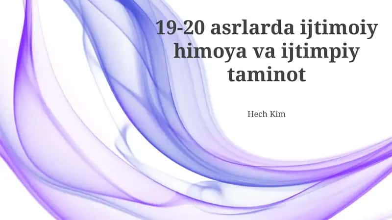 19-20 asrlarda ijtimoiy himoya va ijtimpiy taminot 1