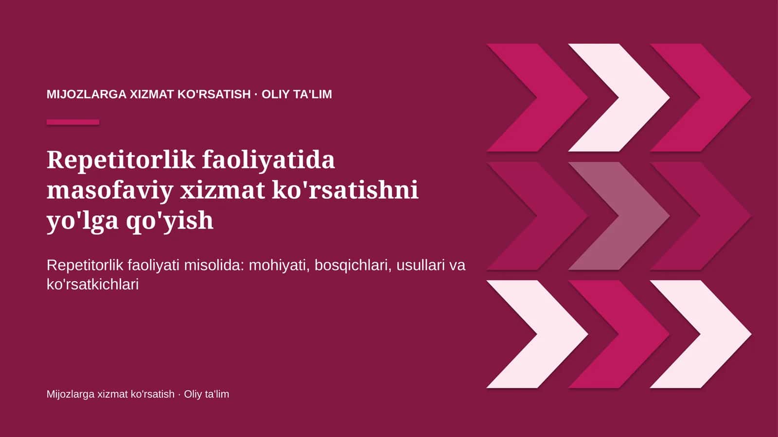repetitorlik faoliyatida masofaviy xizmat ko'rsatishni yo'lga qo'yish 9787 1