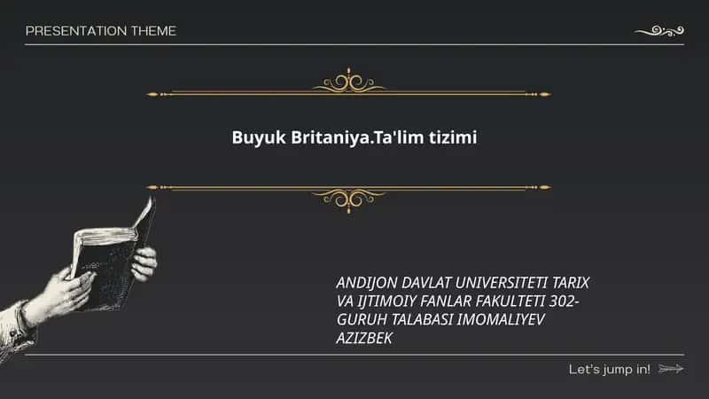 Buyuk Britaniyaning ta'lim tizimi 1